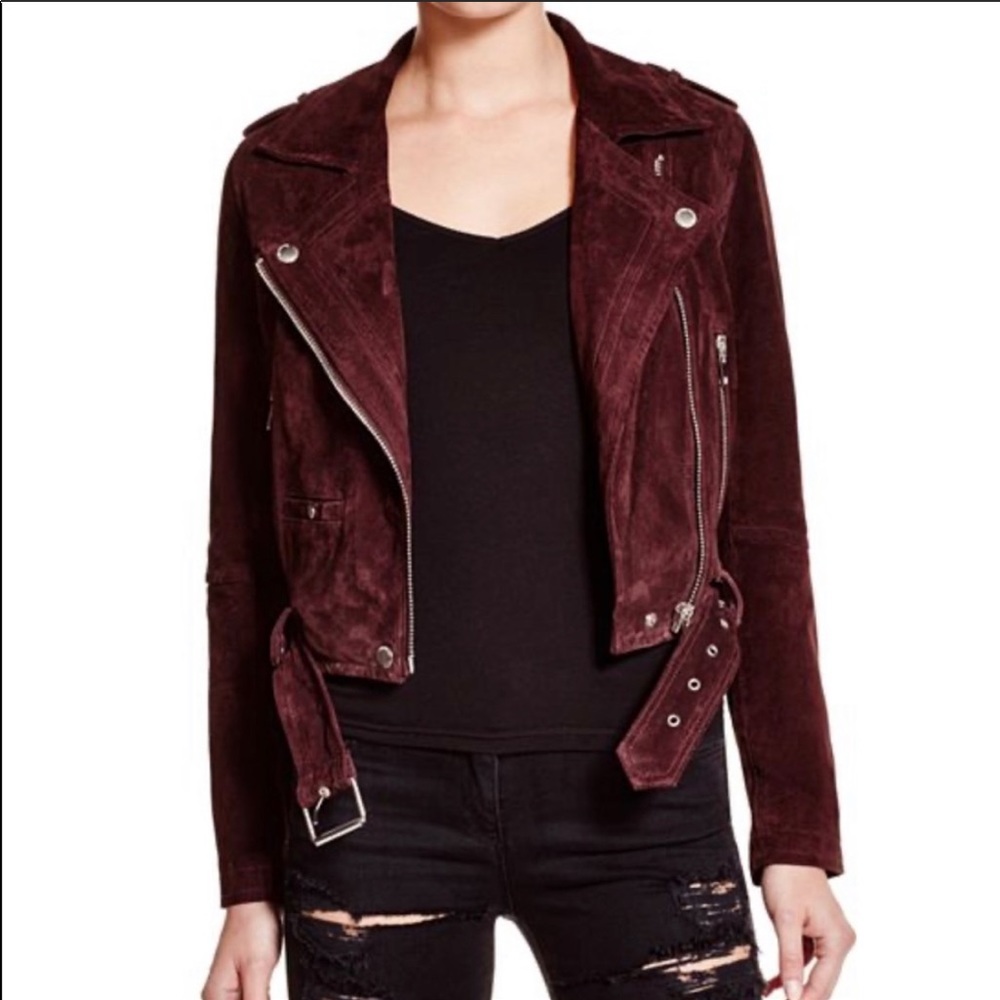 Blank NYC Suede Moto Jacket